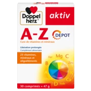Illustration of the product packaging Doppelherz aktiv A-Z Depot front view